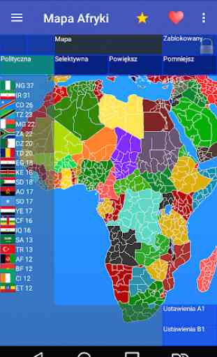 Map of Africa Free 1