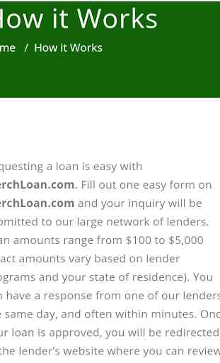 MerchLoan - Fast Cash Payday Advance Bad Credit 2