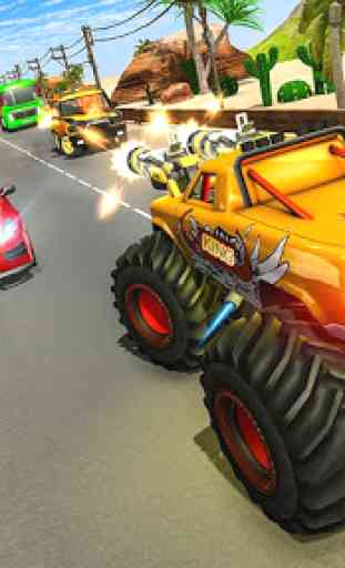 Monster Truck Racing Games: Transform Robot games 1