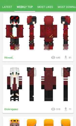 MSkins - Minecraft skins 1