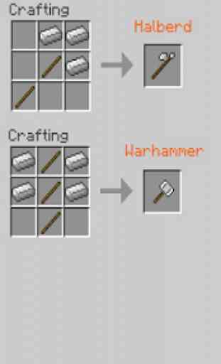 New Weapons Mod MCPE New 3