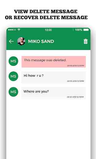 No last seen : View deleted messages for WhatsApp 3