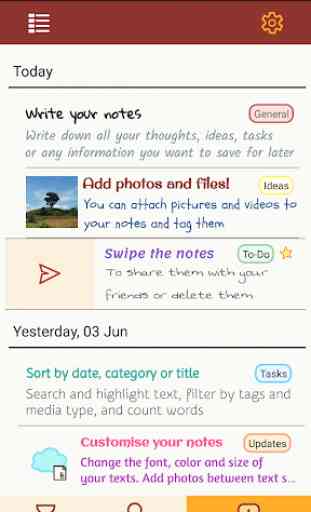 Notes with pictures - easy notepad with images 1