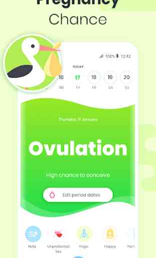 Period Tracker MIA Fem: Ovulation Calculator 2