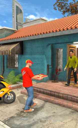 Pizza Delivery Boy Driving Simulator : Bike Games 3