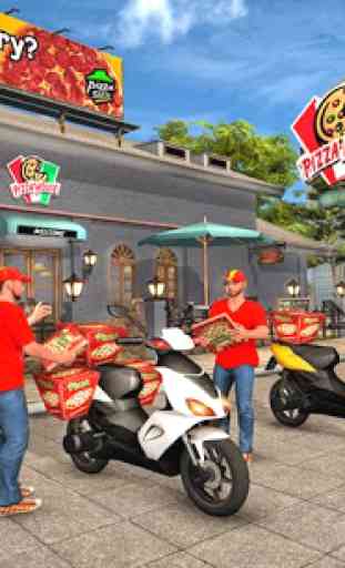 Pizza Delivery Boy Driving Simulator : Bike Games 4