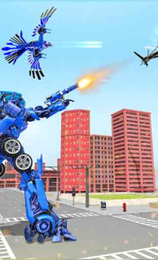 Police Eagle Robot Transformation:Free Robot Games 3