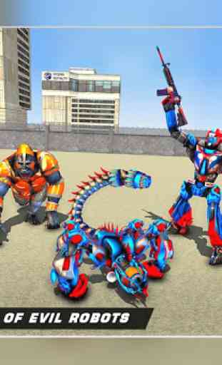 Scorpion Robot Transforming – Robot shooting games 1