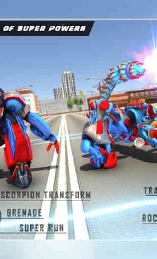 Scorpion Robot Transforming – Robot shooting games 3