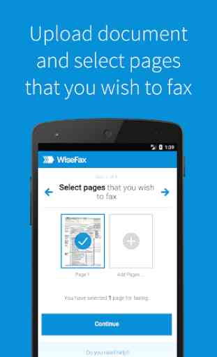 Send fax with WiseFax 2
