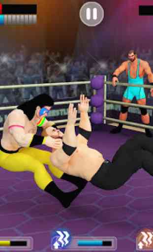 Tag team wrestling 2019: Cage death fighting Stars 3