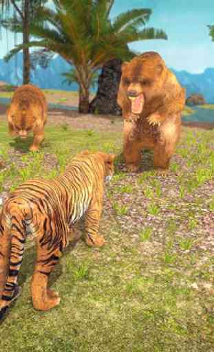 Tiger Family Simulator: Angry Tiger Games 2