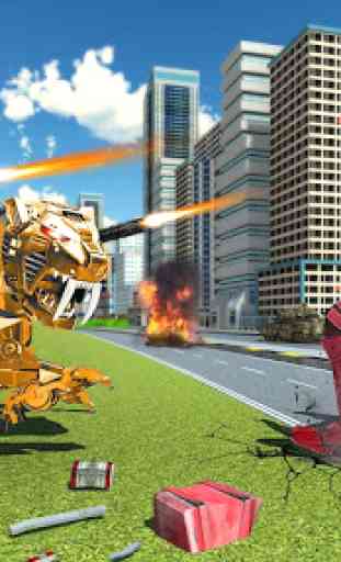 Tiger Robot Transforming Games : Robot Car Games 3