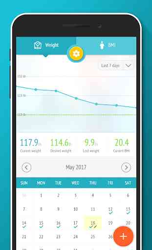 Weight tracker, BMI Calculator 1