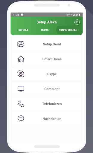 Alexa app - Setup echo dot with German 3