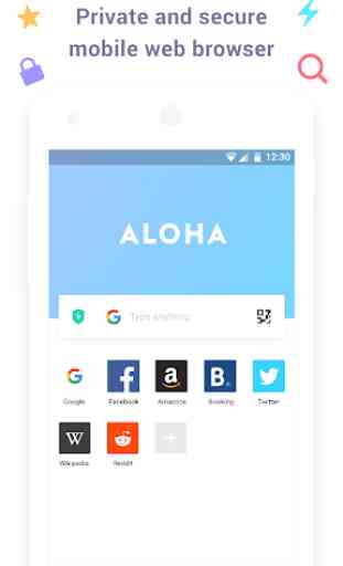 Aloha Browser Lite - Private browser and free VPN 1