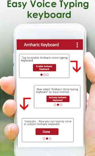 Amharic voice typing keyboard - Speak to type 3