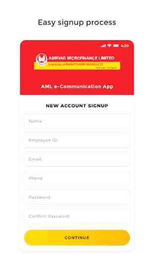 AML e-Communication App 3