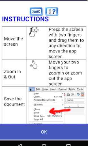 AndroWriter document editor 3