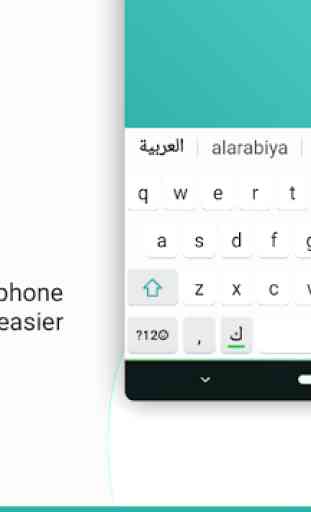 Arabic Keyboard with English letters 1