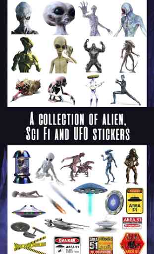Area 51 Alien Stickers 1