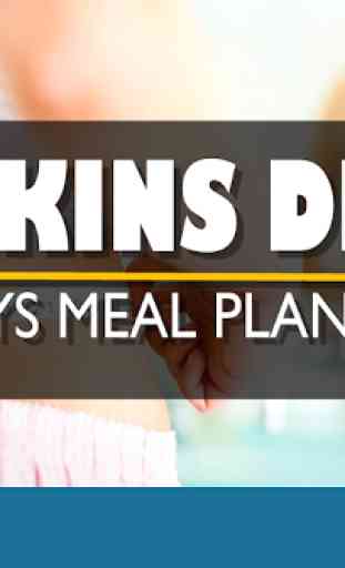 ATKINS DIET 7 DAYS MEAL PLAN DIET 1