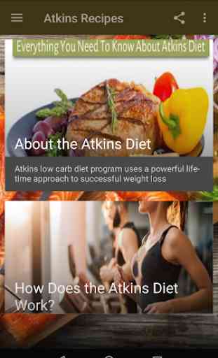 Atkins Diet Recipes 1