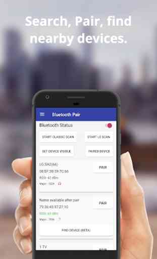 Bluetooth Pair - Bluetooth Finder Scanner 1