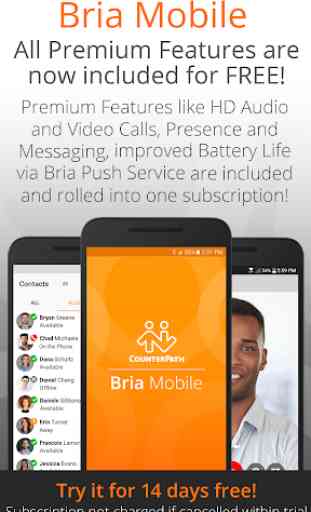 Bria Mobile: VoIP Business Communication Softphone 1