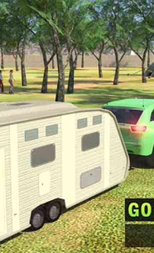 Camper Van Truck Simulator: Cruiser Car Trailer 3D 1