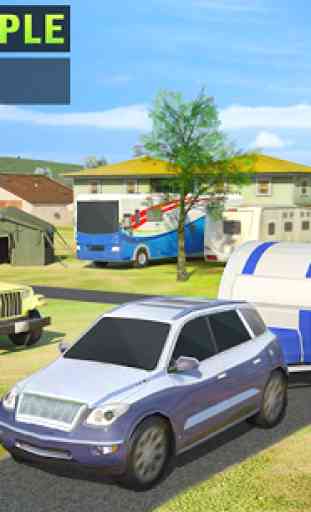 Camper Van Truck Simulator: Cruiser Car Trailer 3D 2
