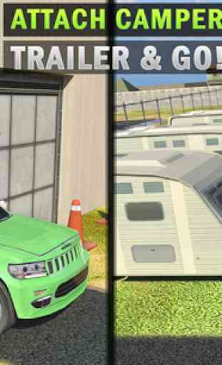 Camper Van Truck Simulator: Cruiser Car Trailer 3D 4