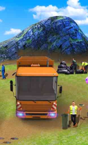 City Flying Garbage Truck driving simulator Game 1