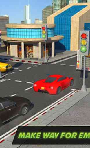 City Traffic Control Simulator: Intersection Lanes 2