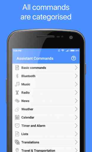 Commands for Google Assistant 1