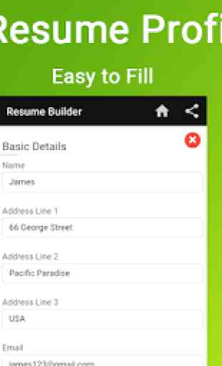 Curriculum vitae App CV Builder Resume CV Maker 2