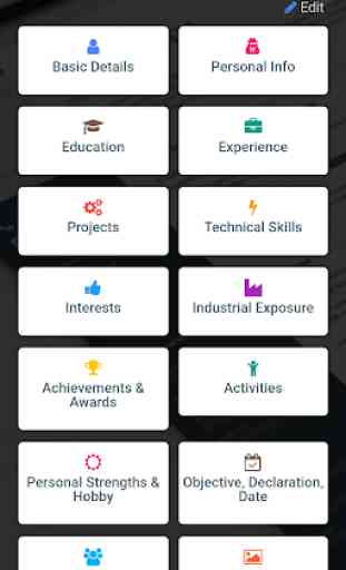 Curriculum vitae App CV Builder Resume CV Maker 3
