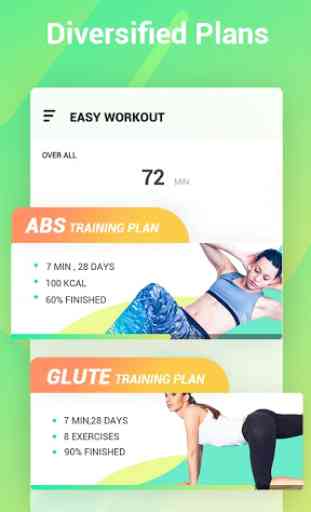 Easy Workout - Abs & Butt Fitness, HIIT Exercises 2