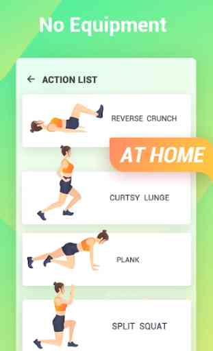 Easy Workout - Abs & Butt Fitness, HIIT Exercises 4