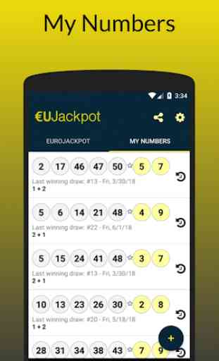 EuroJackpot Results and Prizes Checker: euJackpot 4
