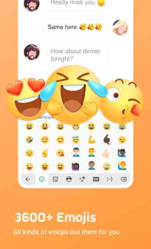 Facemoji Emoji Keyboard Lite: Emoji,DIY Theme,GIF 2