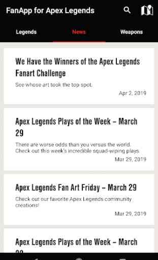 Fan made App for Apex Legends 2