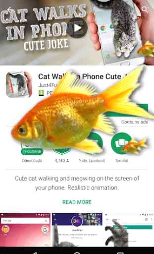 Fish In Phone Aquarium Joke 1