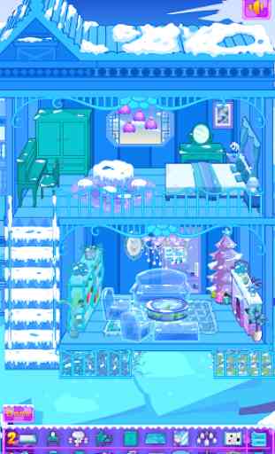 Frozen Dollhouse Design,Ice Dollhouse for girls 1