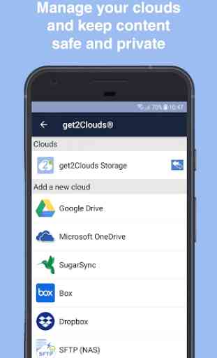 get2Clouds - Privacy app 3