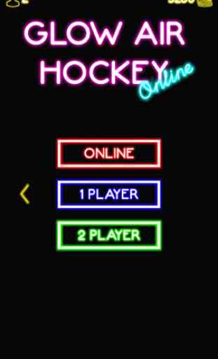 Glow Air Hockey Online 3