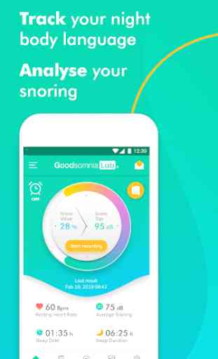 Goodsomnia Lab: Snore tracker with sleep analyzer 2