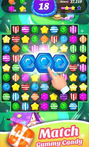 Gummy Candy Blast - Free Match 3 Puzzle Game 4