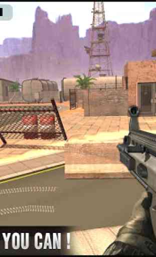 Gun simulation:Gun shooting battleground simulator 1