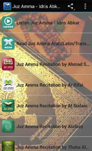 Idris Abkar - Juz Amma MP3 1